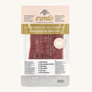 Exentis (Can Duran) Longaniza of turkey (100%), from Catalonia, pre-sliced 50 gr