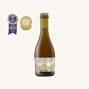 La Socarrada Artisan premium toast craft beer brewed with rosemary and rosemary honey from Valencia bottle 33 cl awards