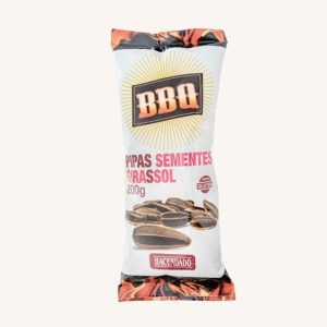 Hacendado BBQ Pipas (spicy barbeque BBQ sunflower seeds), from Valencia, bag 200g